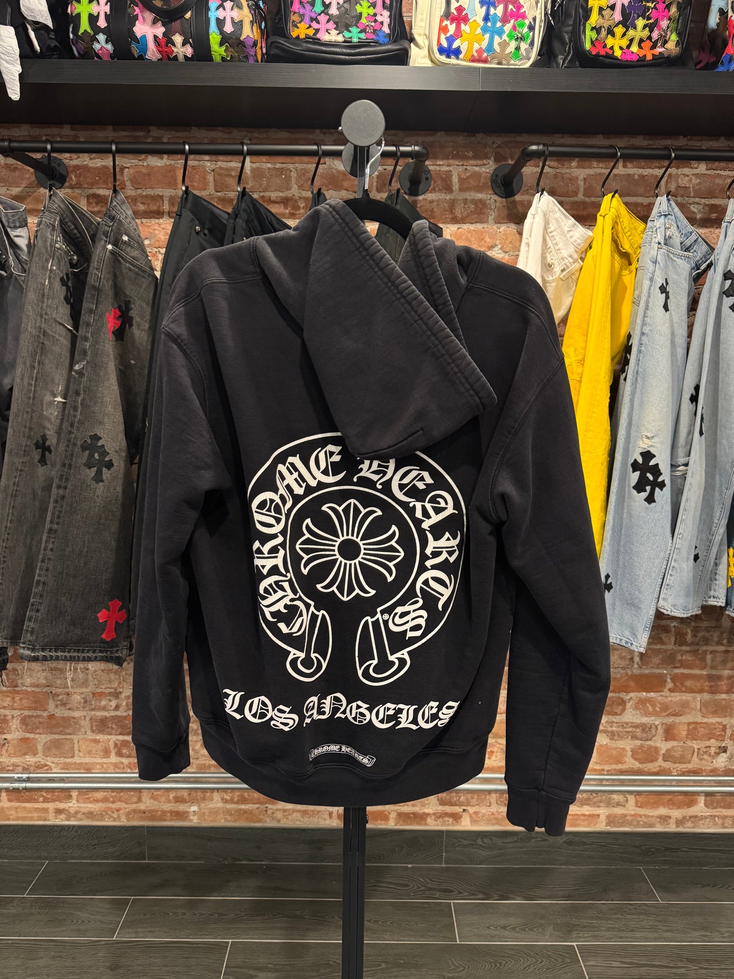 Chrome Hearts Los Angeles Exclusive Horseshoe Thermal Zip-Up (zipper missing)