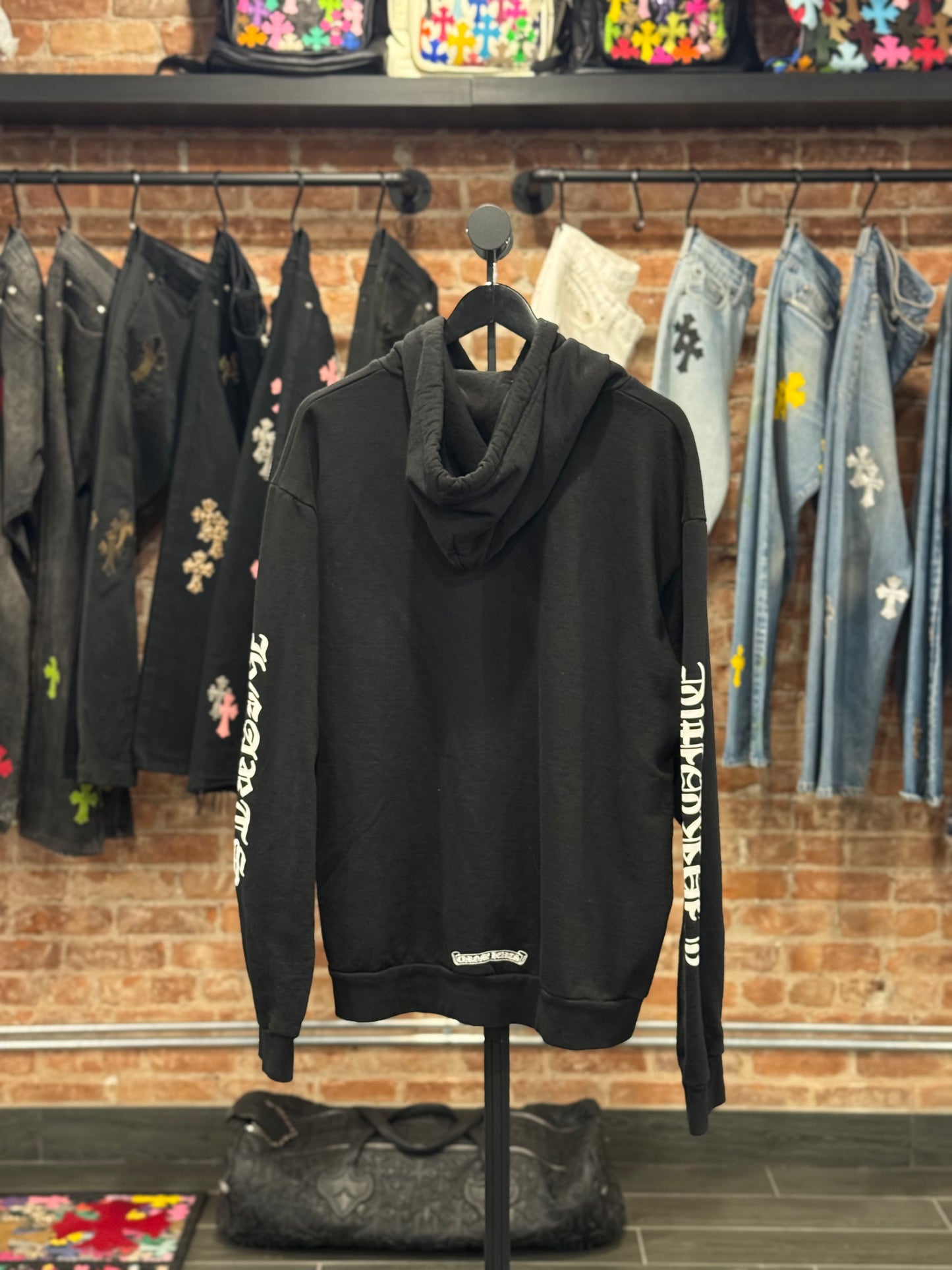 Chrome Hearts Vertical Logo Hoodie