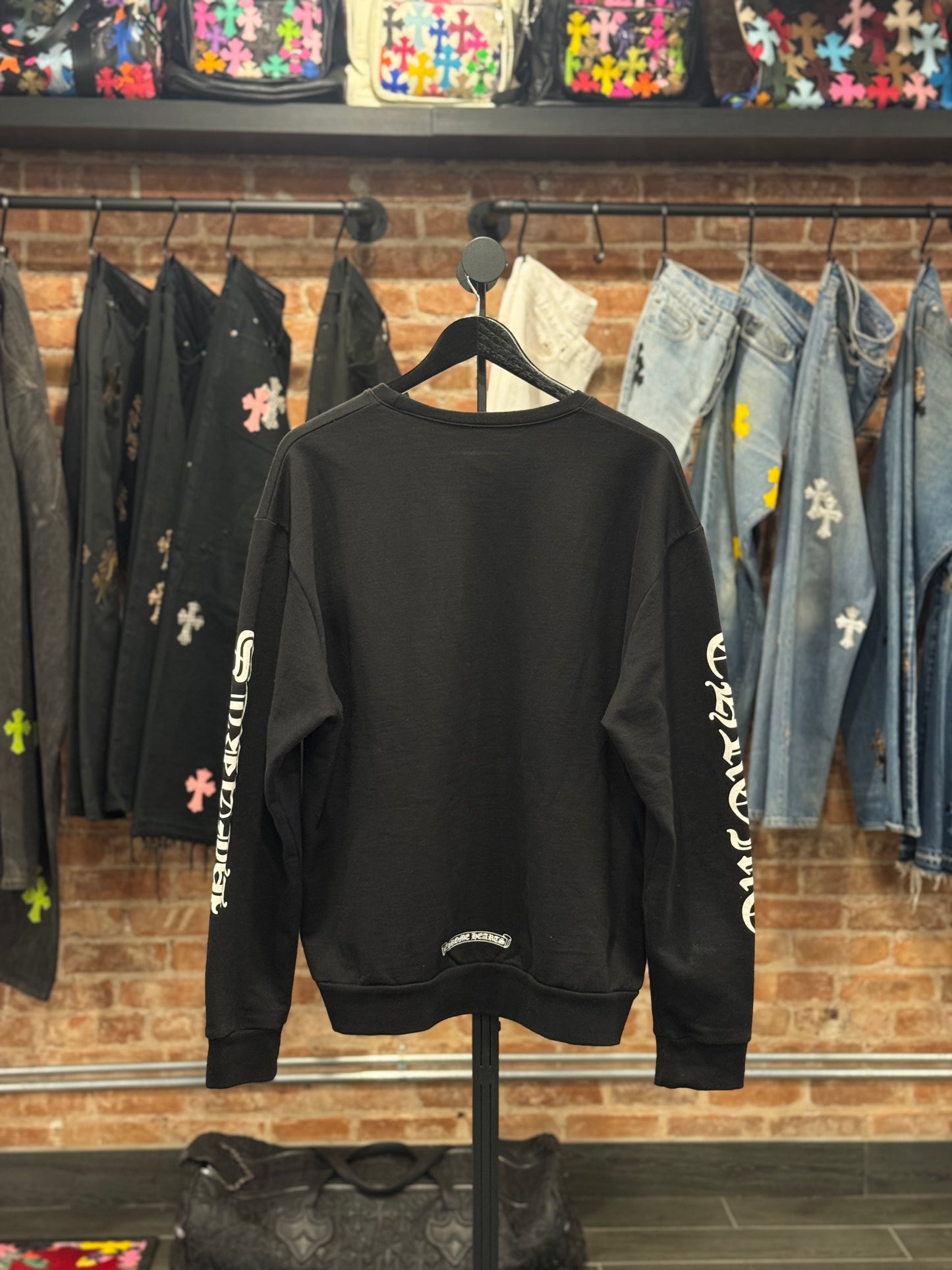 Chrome Hearts Neck Logo Crewneck