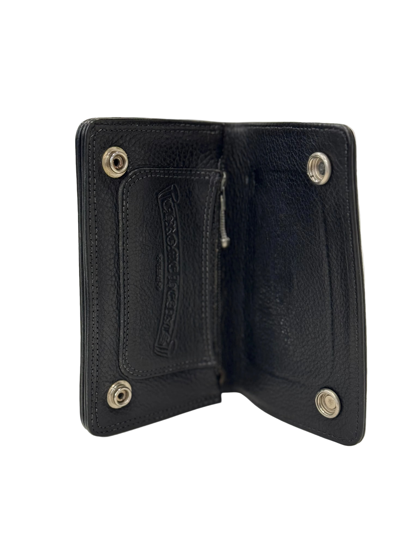 Chrome Hearts Star Button Leather Wallet