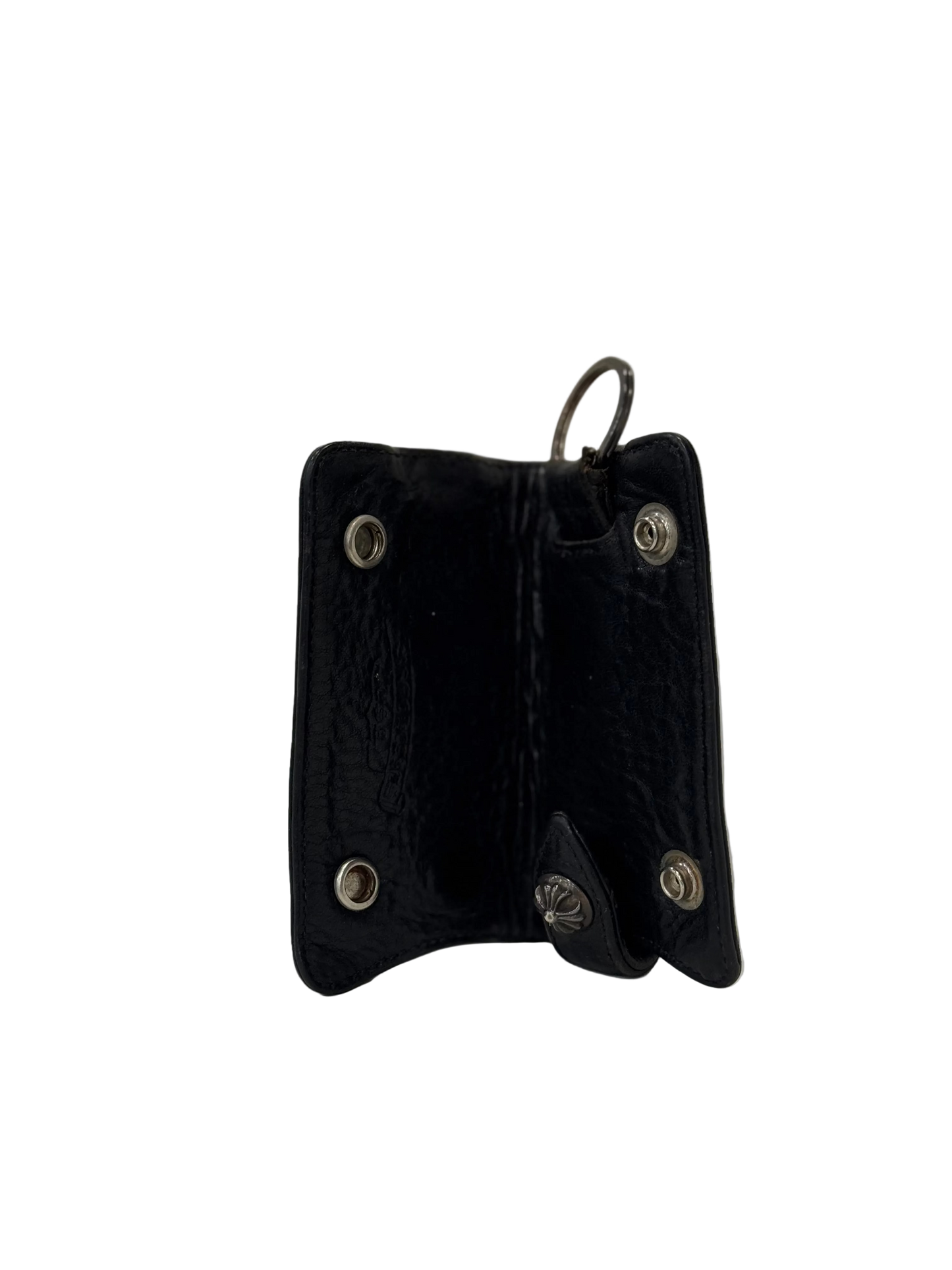 Chrome Hearts Cross Button Leather Key Case