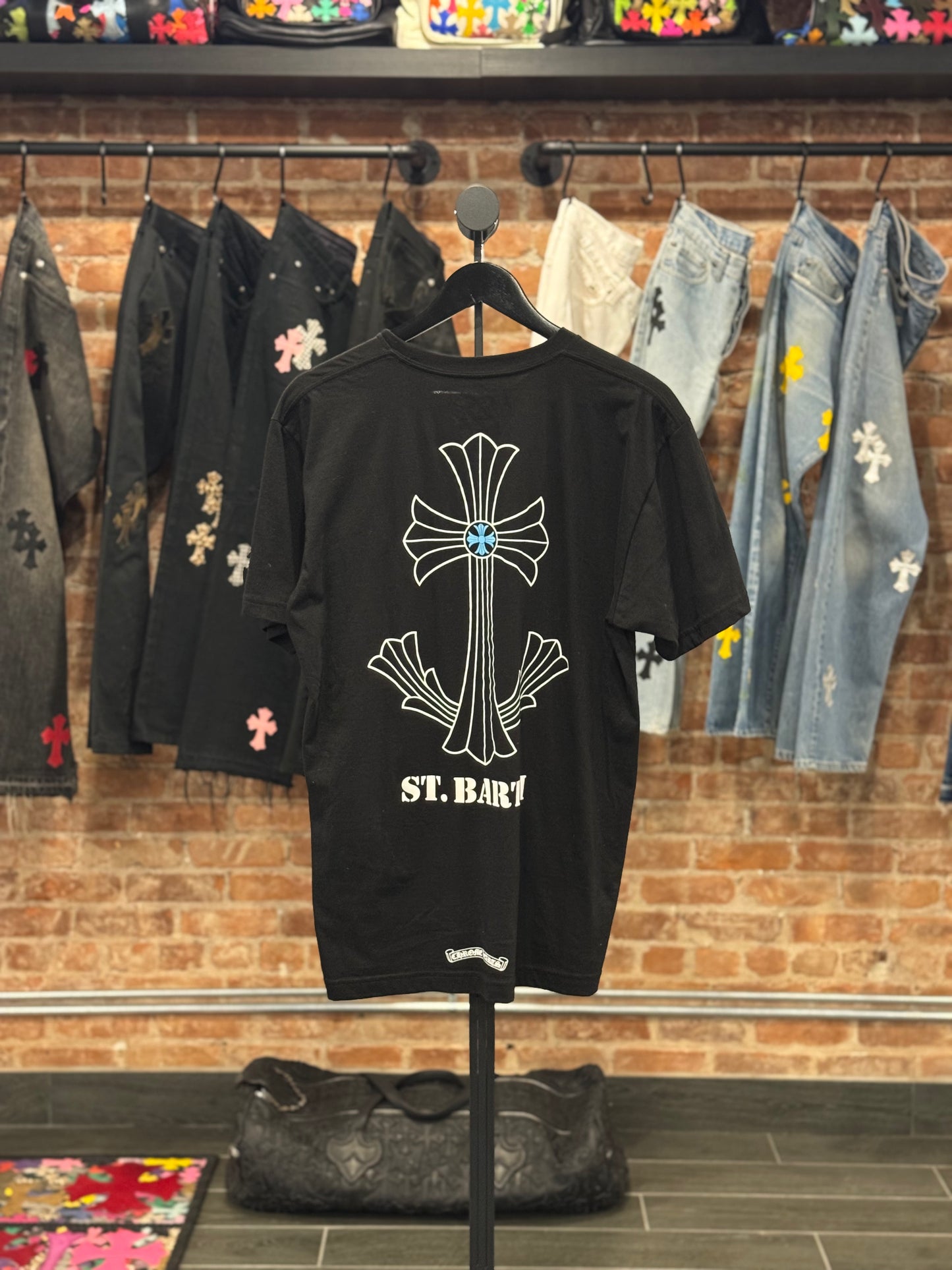 Chrome Hearts St. Barth Exclusive Anchor Cross T-shirt