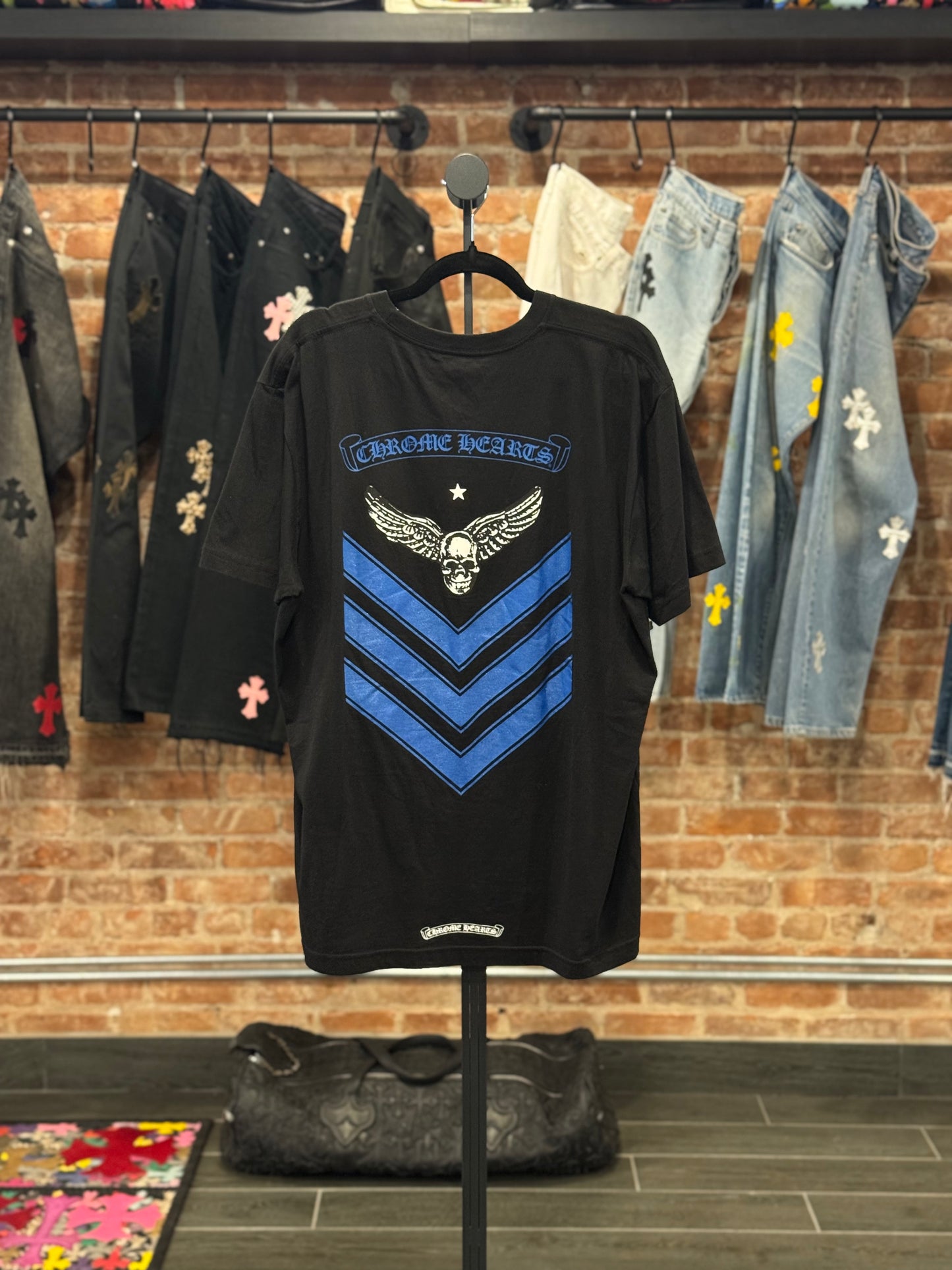 Chrome Hearts Foti Skull Eagle T-shirt