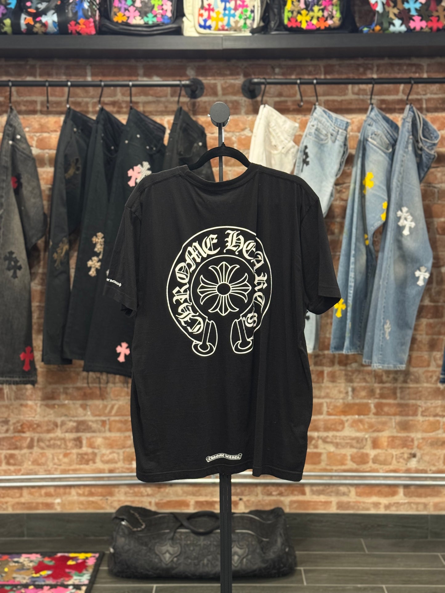 Chrome Hearts Horseshoe Logo T-shirt