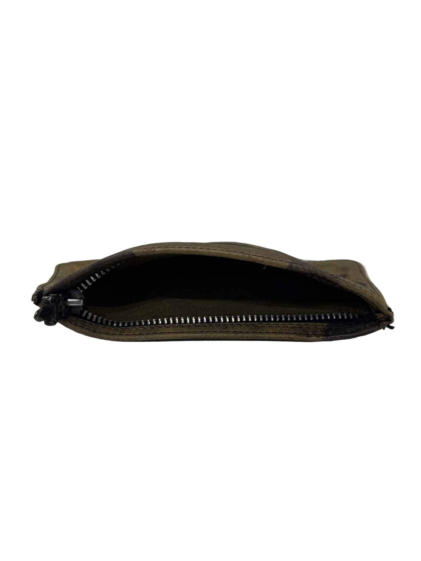 Chrome Hearts Camo Zipper Leather Pouch