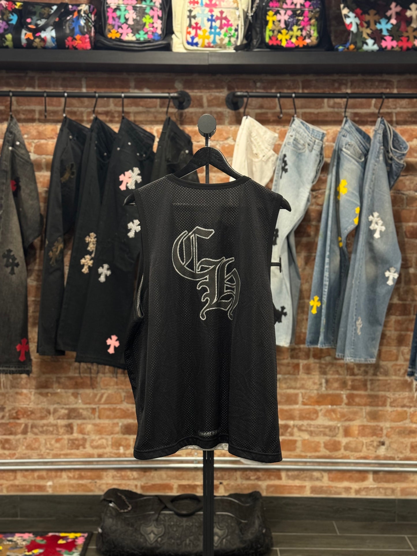 Chrome Hearts Mesh Jersey Tank Top T-shirt