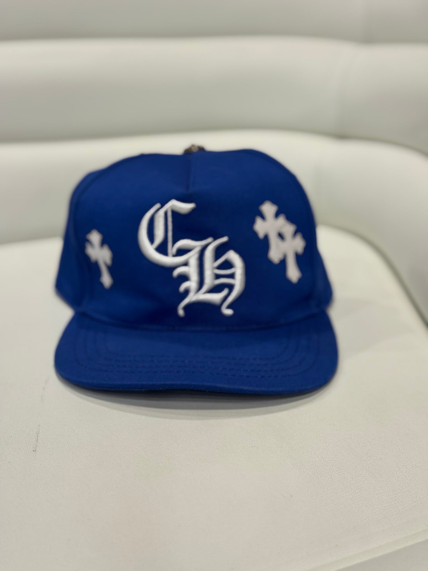 Chrome Hearts Blue Cross Patch CH Baseball Hat