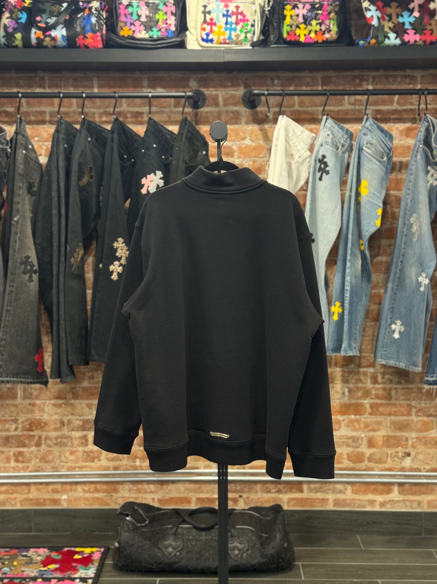 Chrome Hearts Triple Cross Patch Quarter Zip