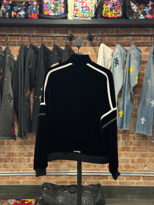 Chrome Hearts Velour Embroidered Track Jacket