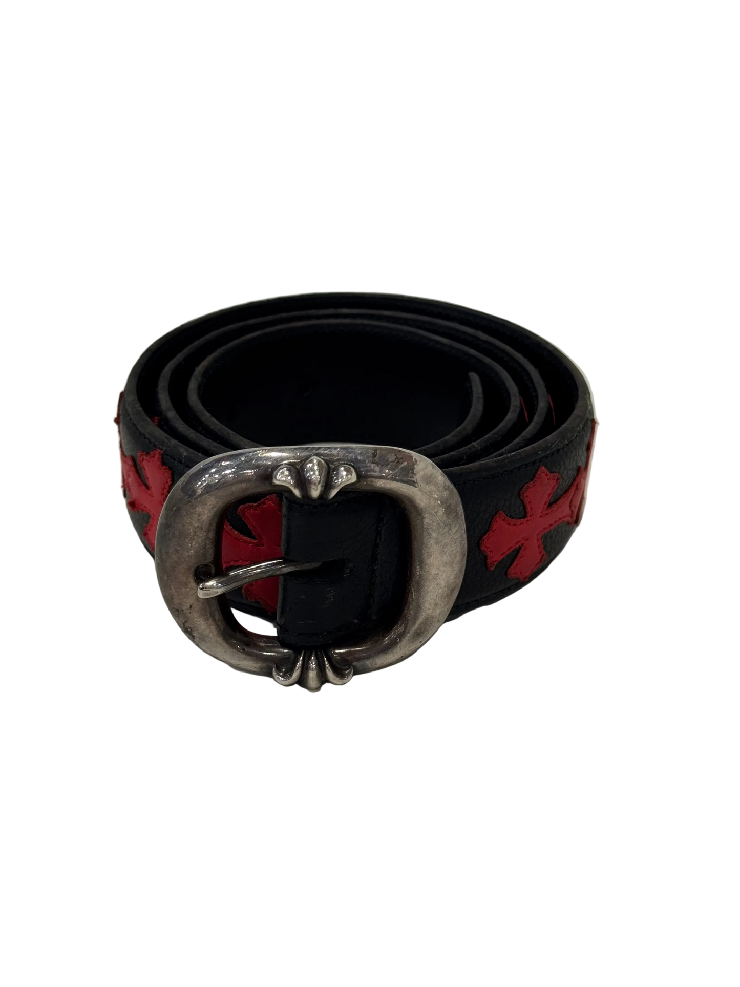 ($17,325) Chrome Hearts Red Cross Patch Gunslinger Belt