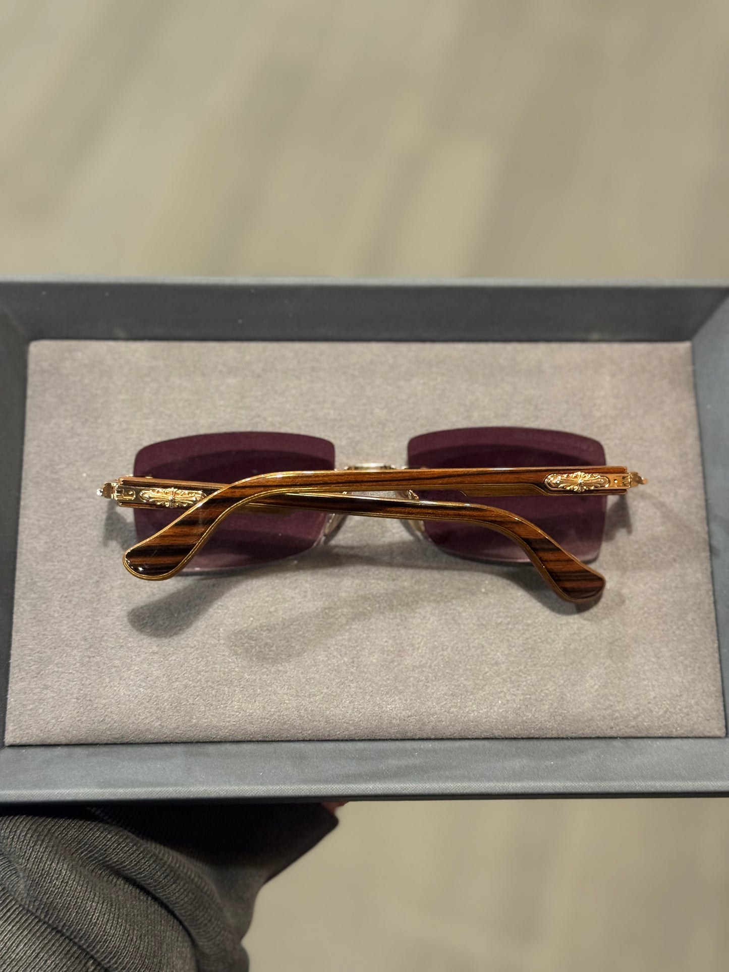 Chrome Hearts DEEEP II Brown Sun Glasses