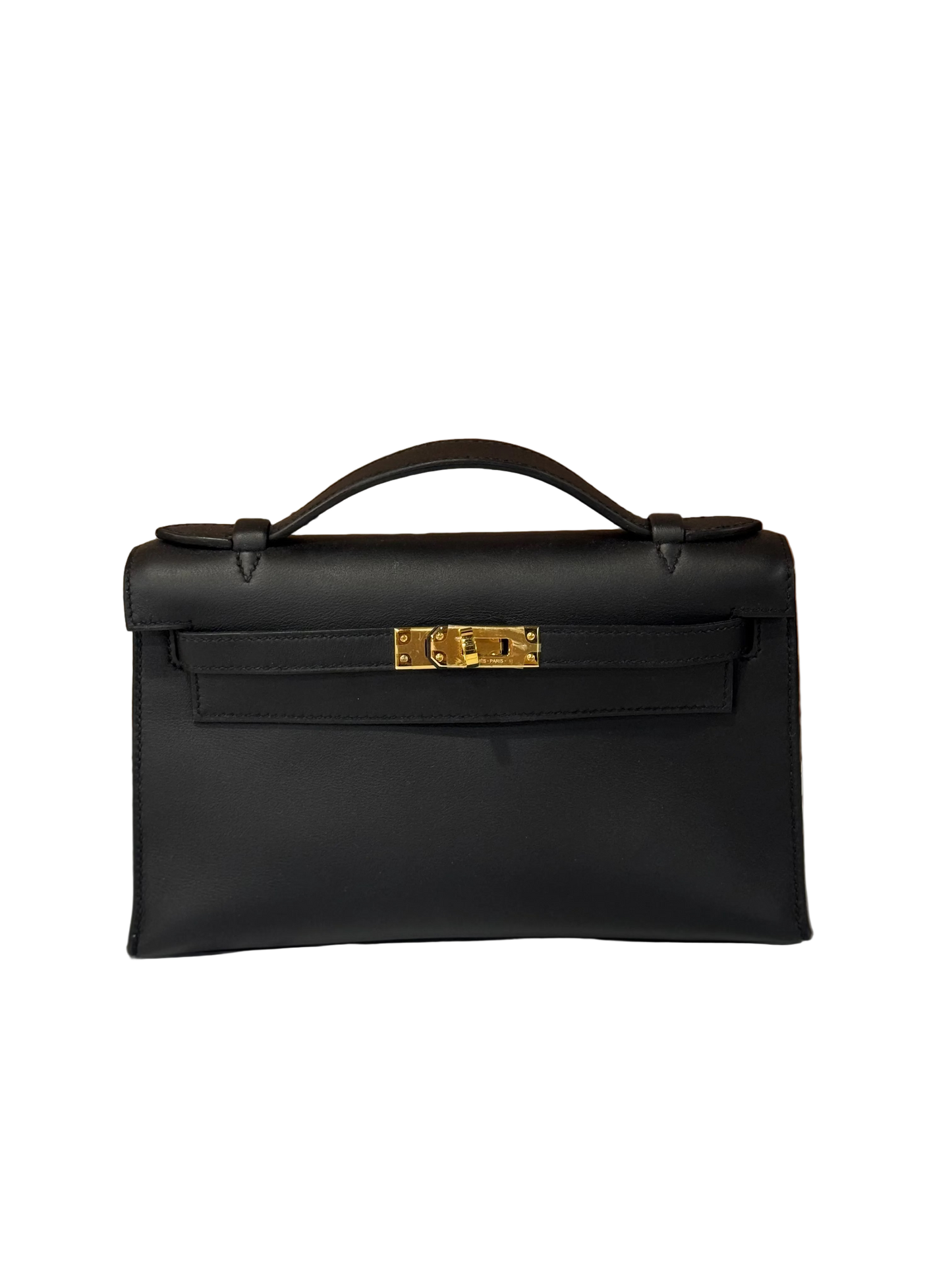 ($19,425) Hermes Epsom Kelly Pochette