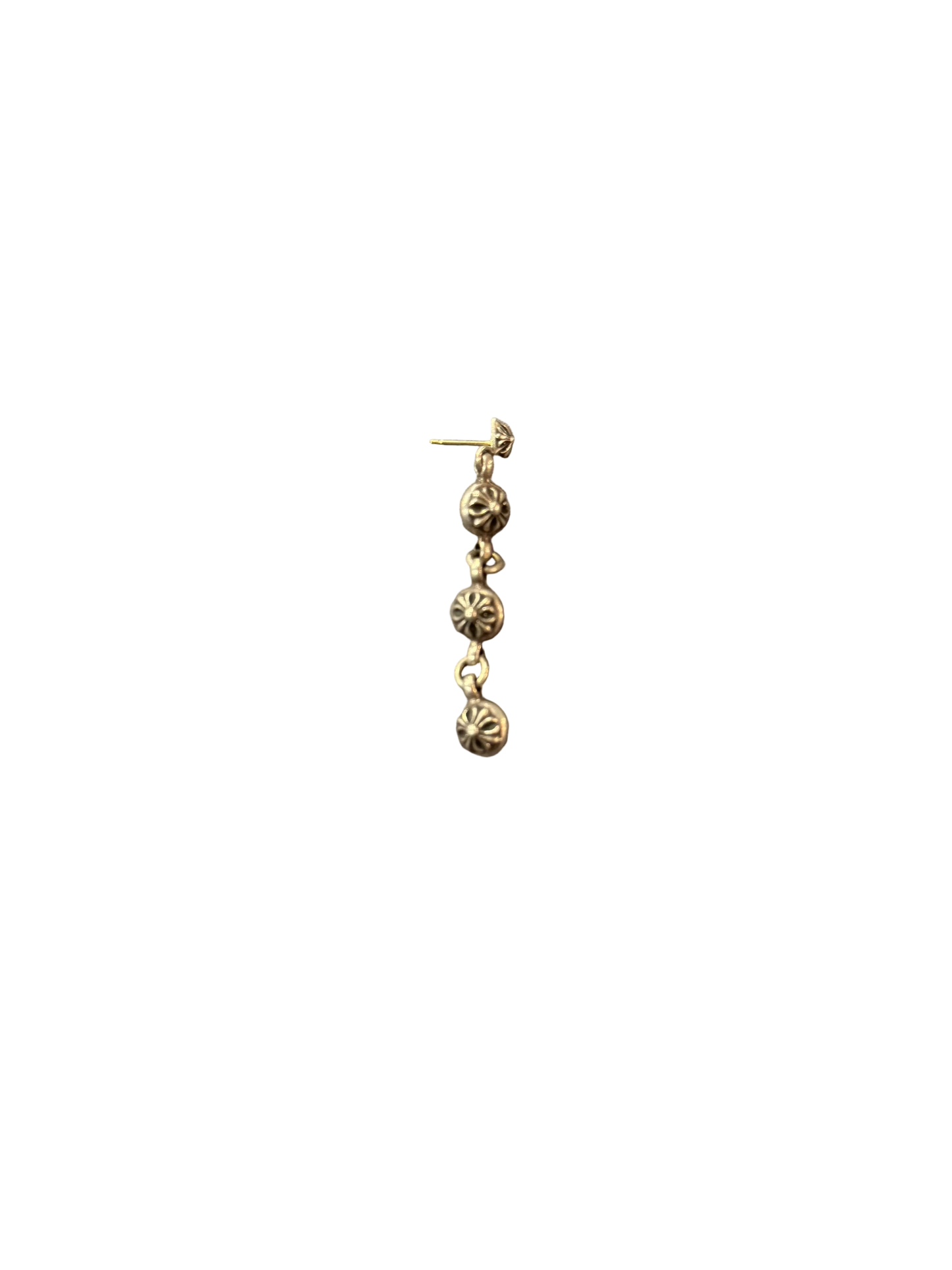 Chrome Hearts Plus Ball Drop Earring