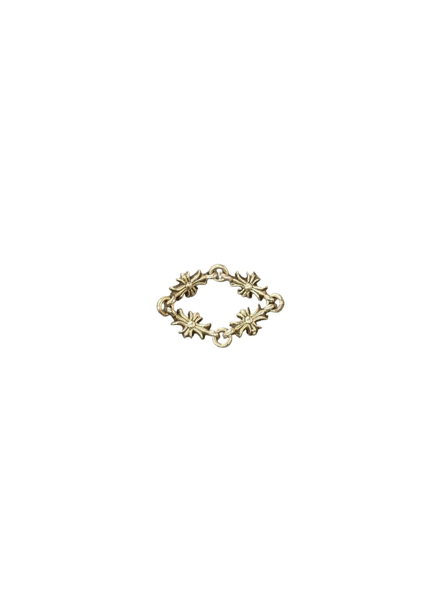 Chrome Hearts Diamond Tiny E Ring
