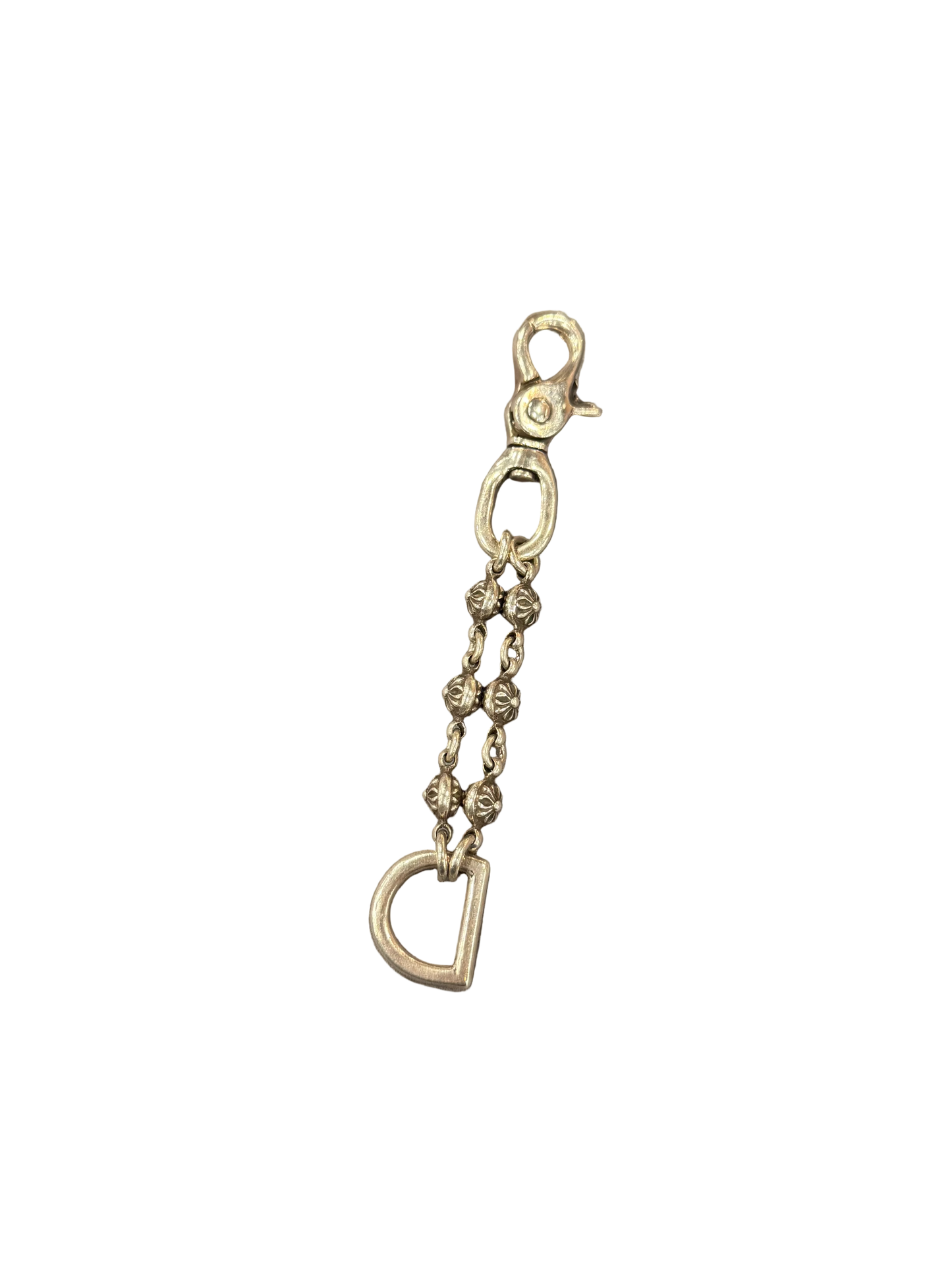 Chrome Hearts Cross Ball “D” Belt Loop Keychain
