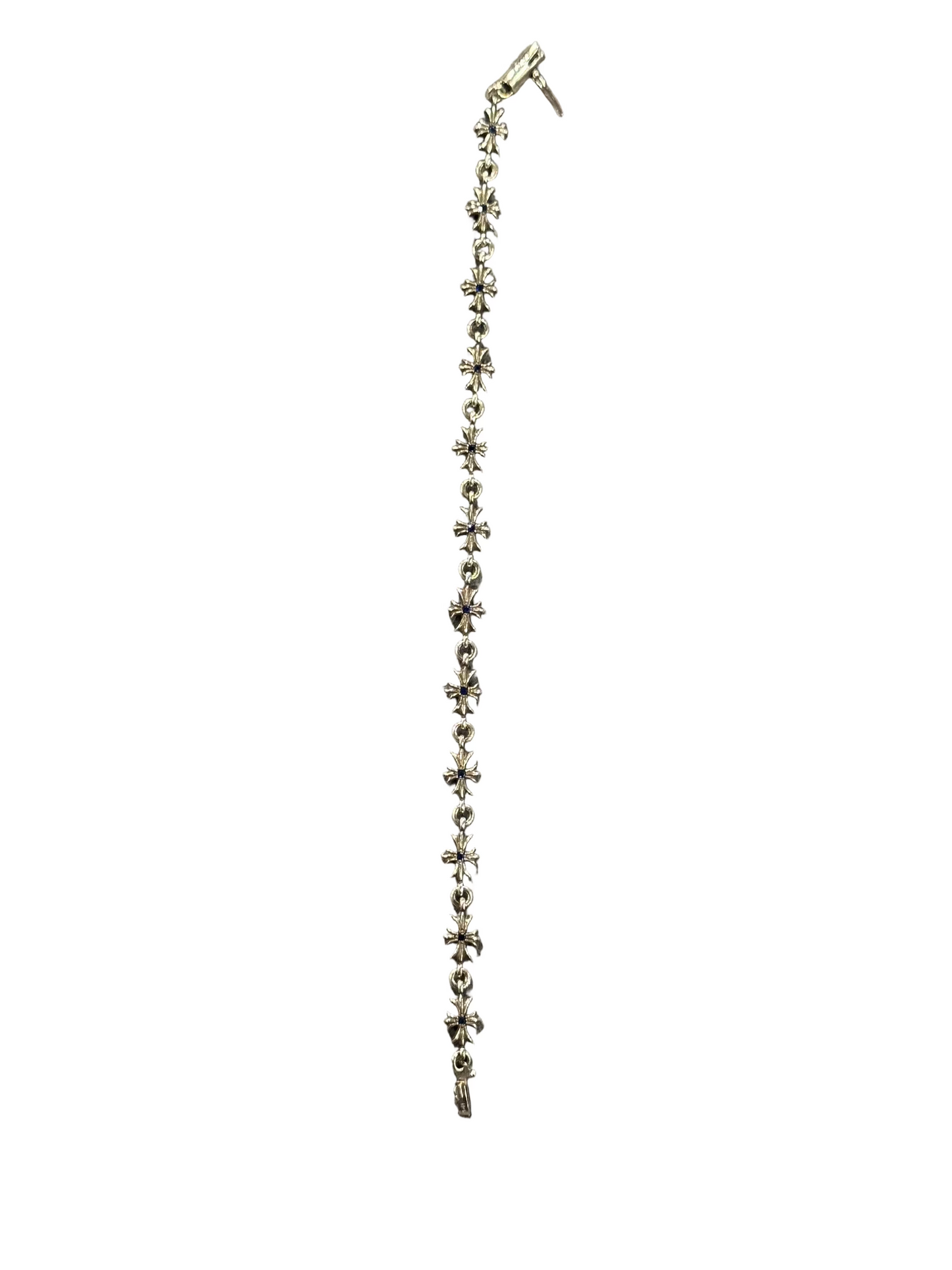 Chrome Hearts Tiny E Sapphire Bracelet
