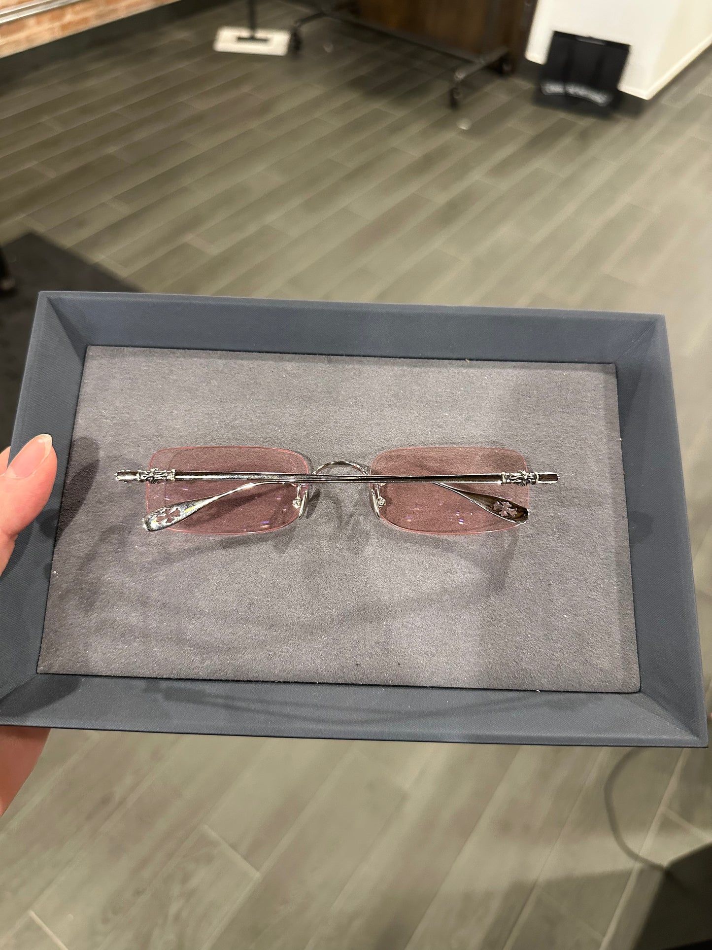 Chrome Hearts COMPRESSION Glasses PINK