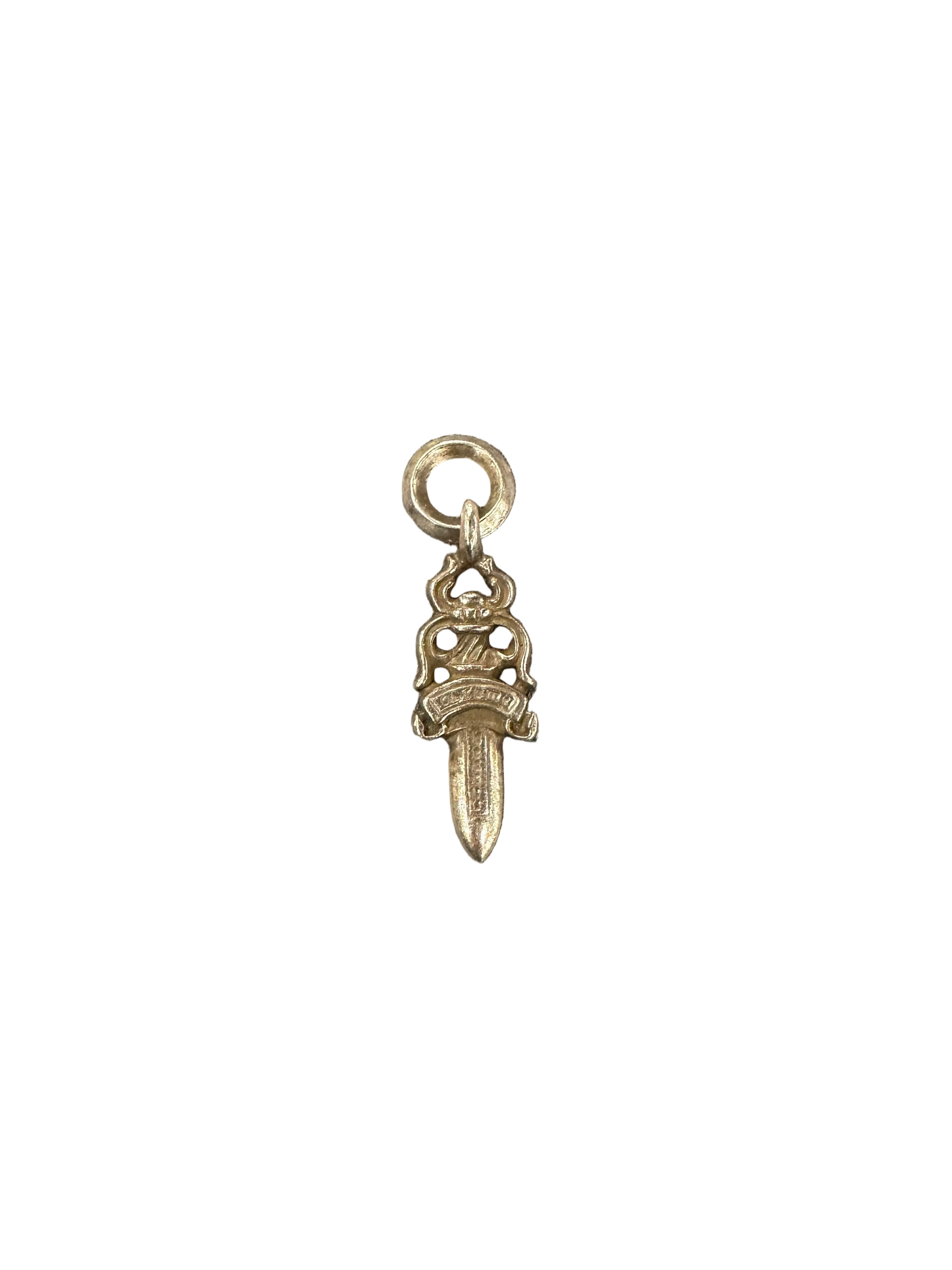 Chrome Hearts Sterling Silver Dagger Pendant 1 in