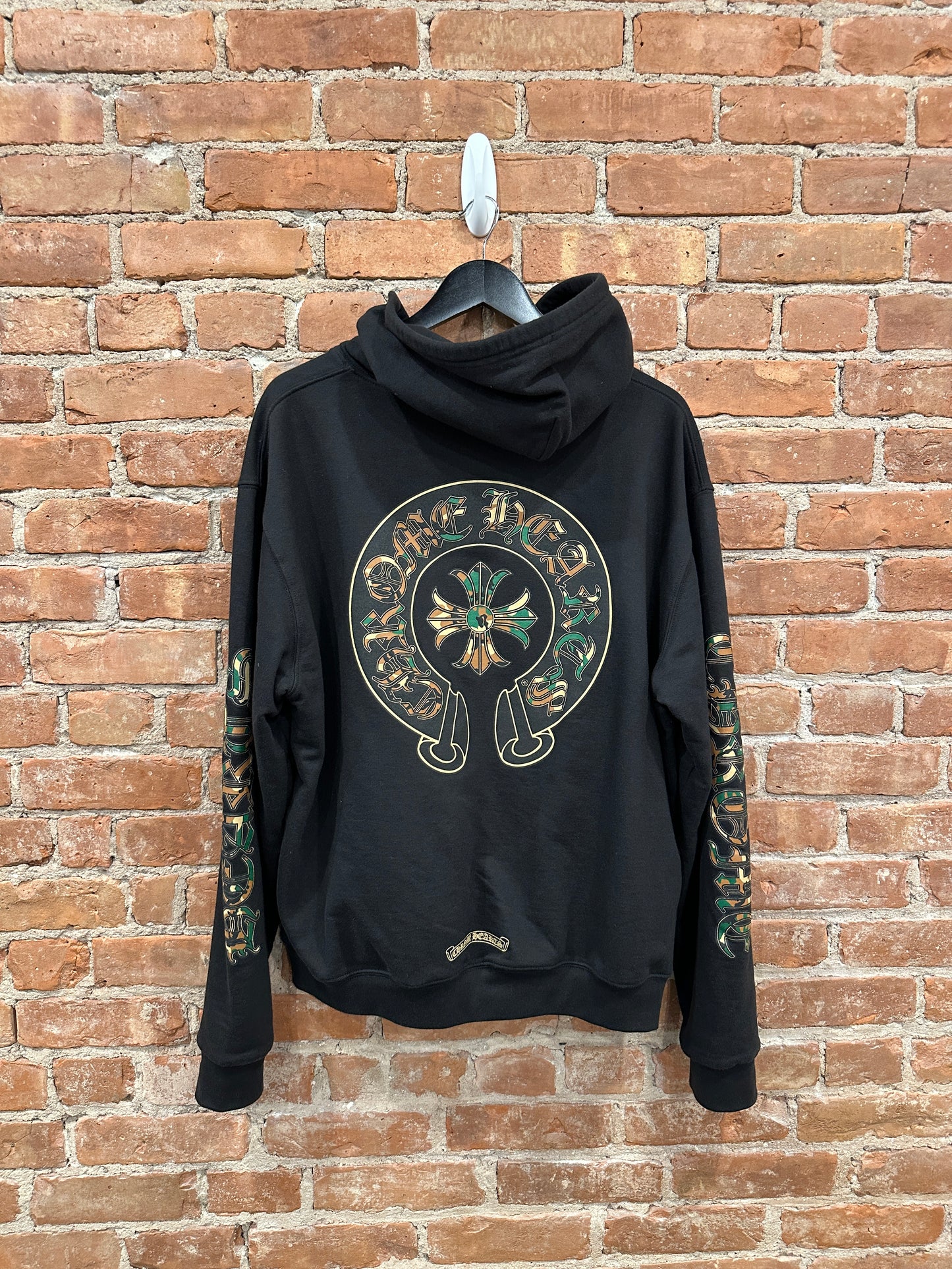 Chrome Hearts Camo Horseshoe zip-up hoodie SZ M