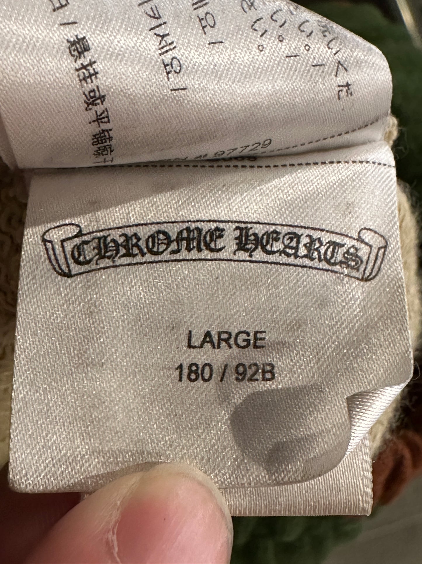Chrome Hearts x Matty Boy Caution Cargo Sweatpants sz L
