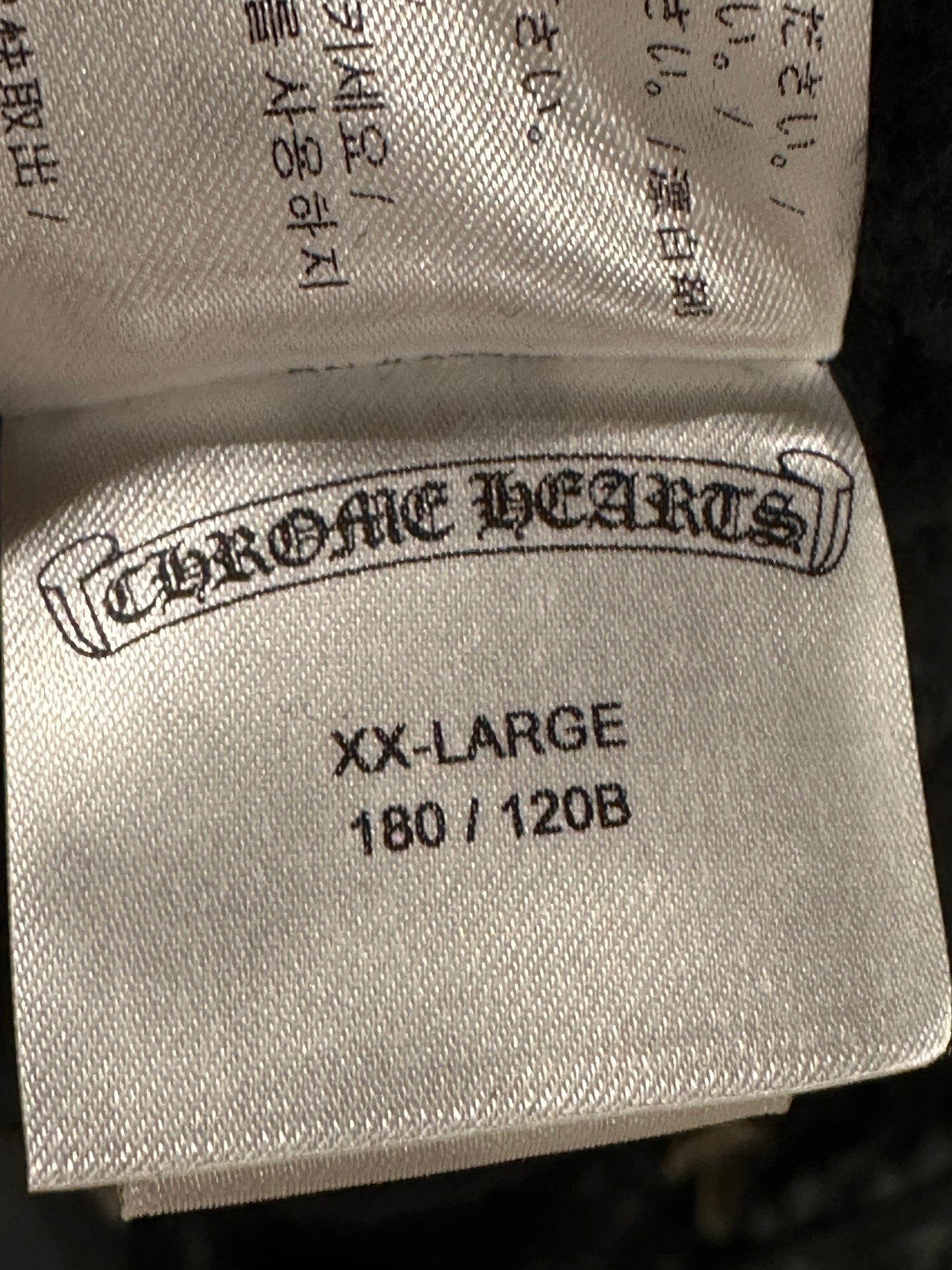 Chrome Hearts Black White Las Vegas Zip Up sz xxl