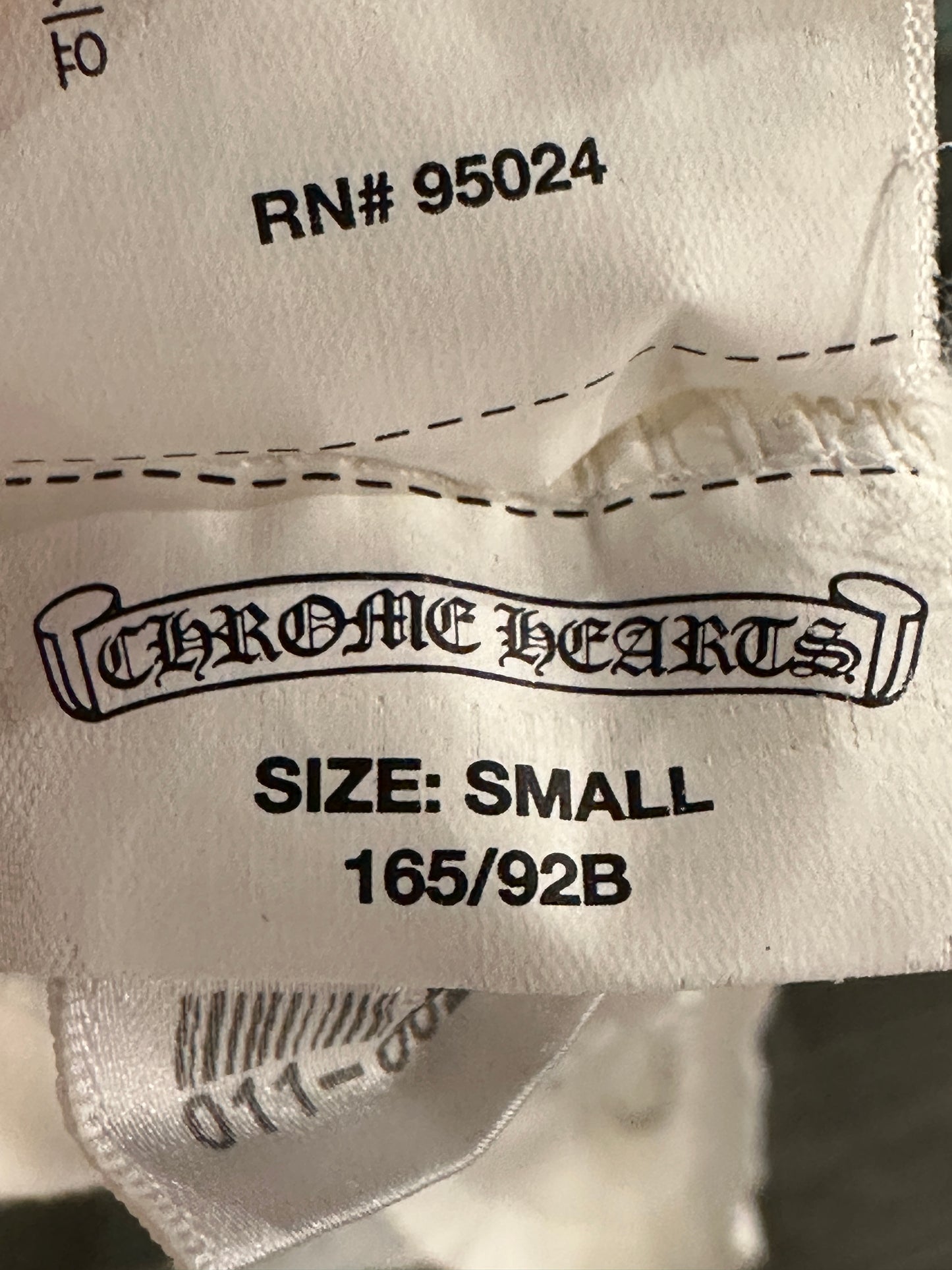 Chrome Hearts Vintage White Shirt sz S