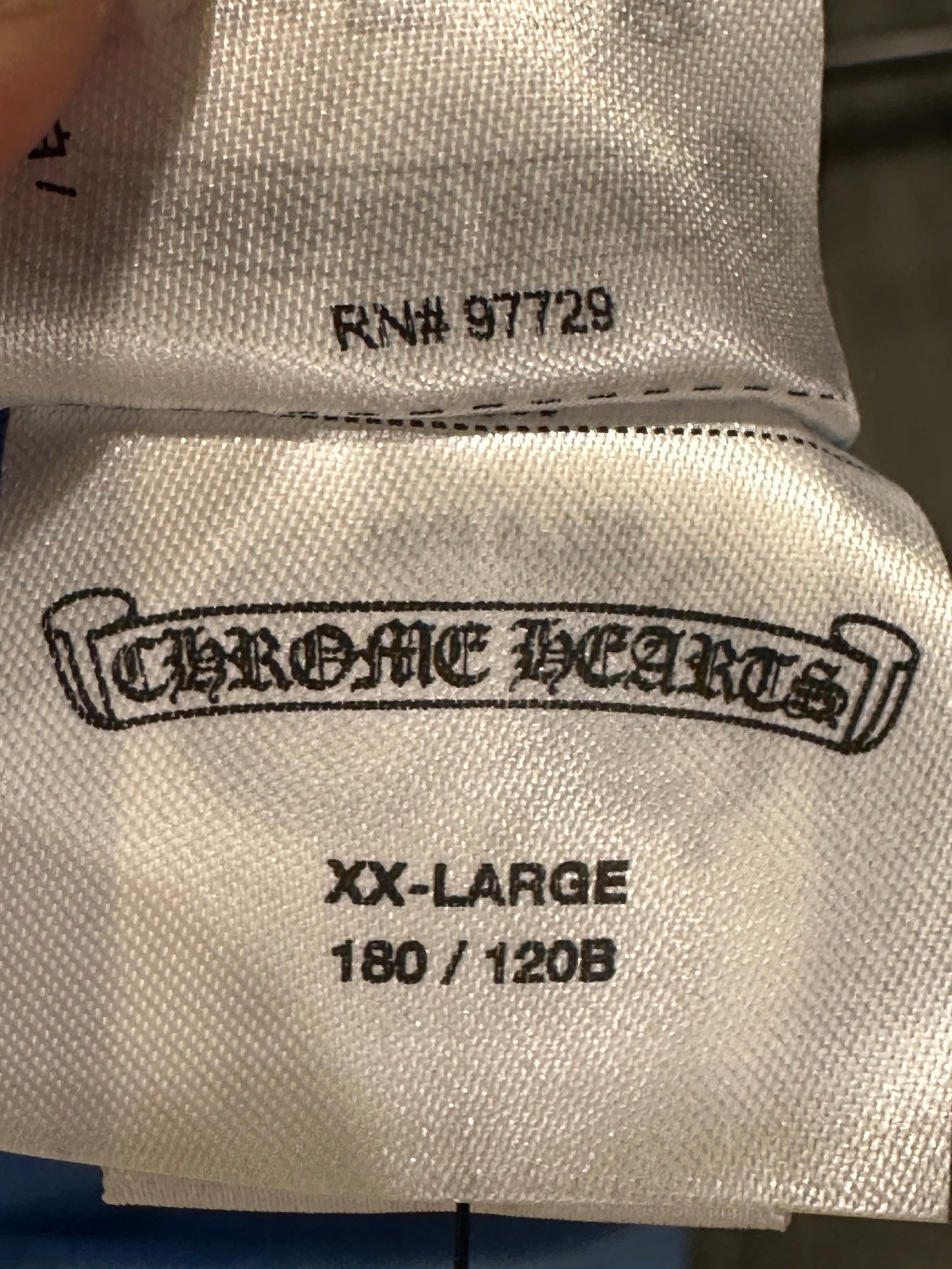 Chrome Hearts Miami baby Blue Shirt sz XXL