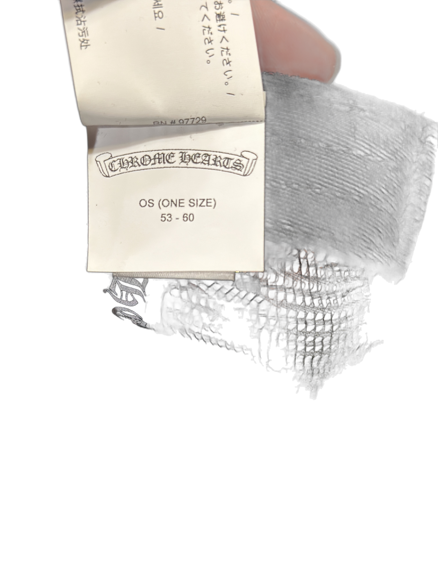 Chrome Hearts leather Cemetery Cross patch trucker hat