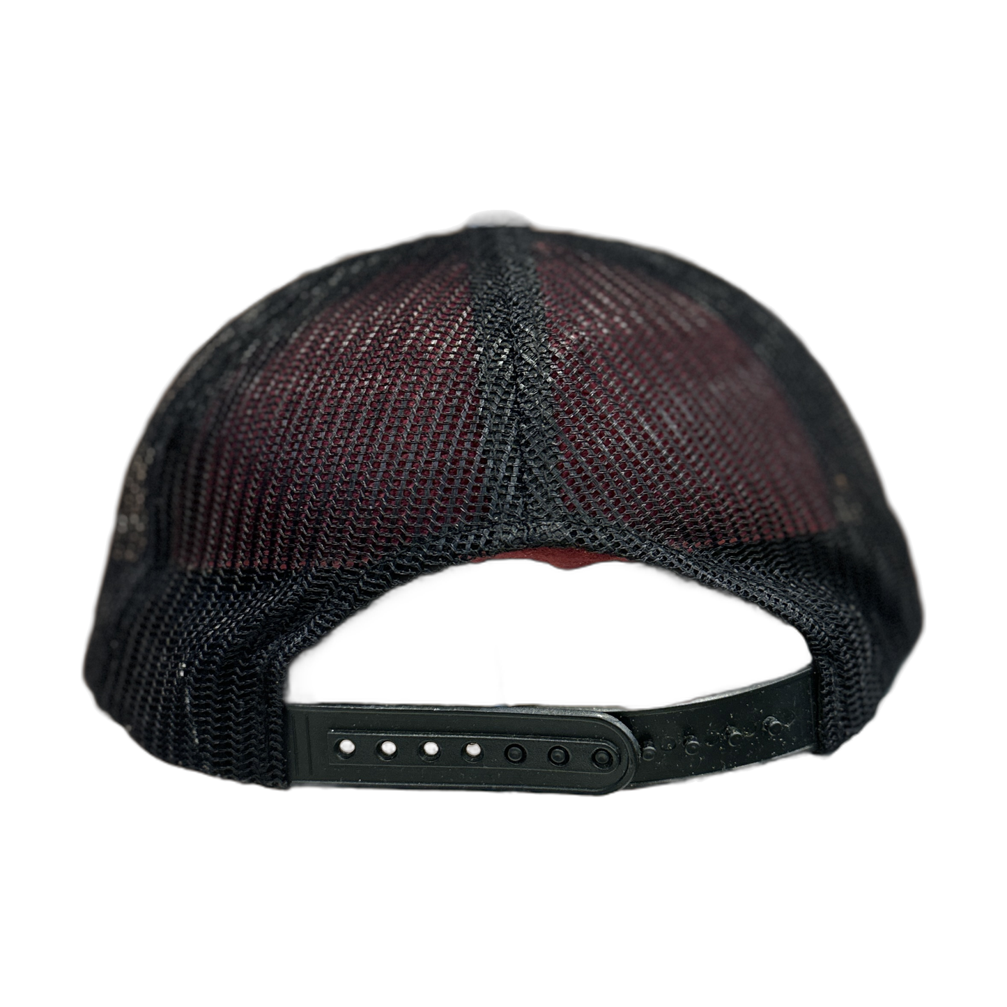 Chrome Hearts CHLA Trucker Hat Black Red Logo - Back