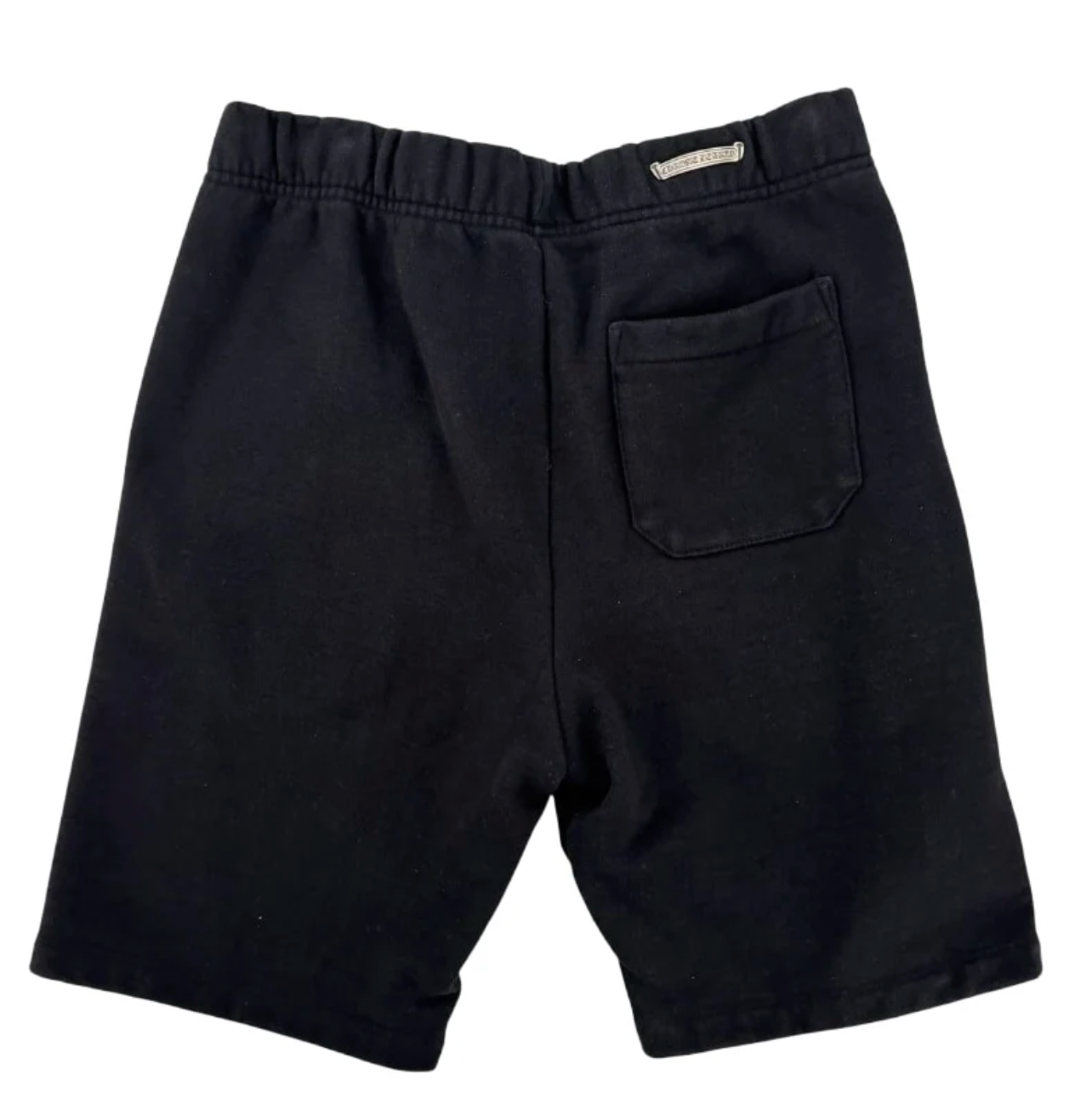 Chrome Hearts Black Embroidered CH Logo Sweat Shorts