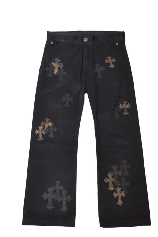 ($13,650) Chrome Hearts Camo Cross Patch Chino Pants