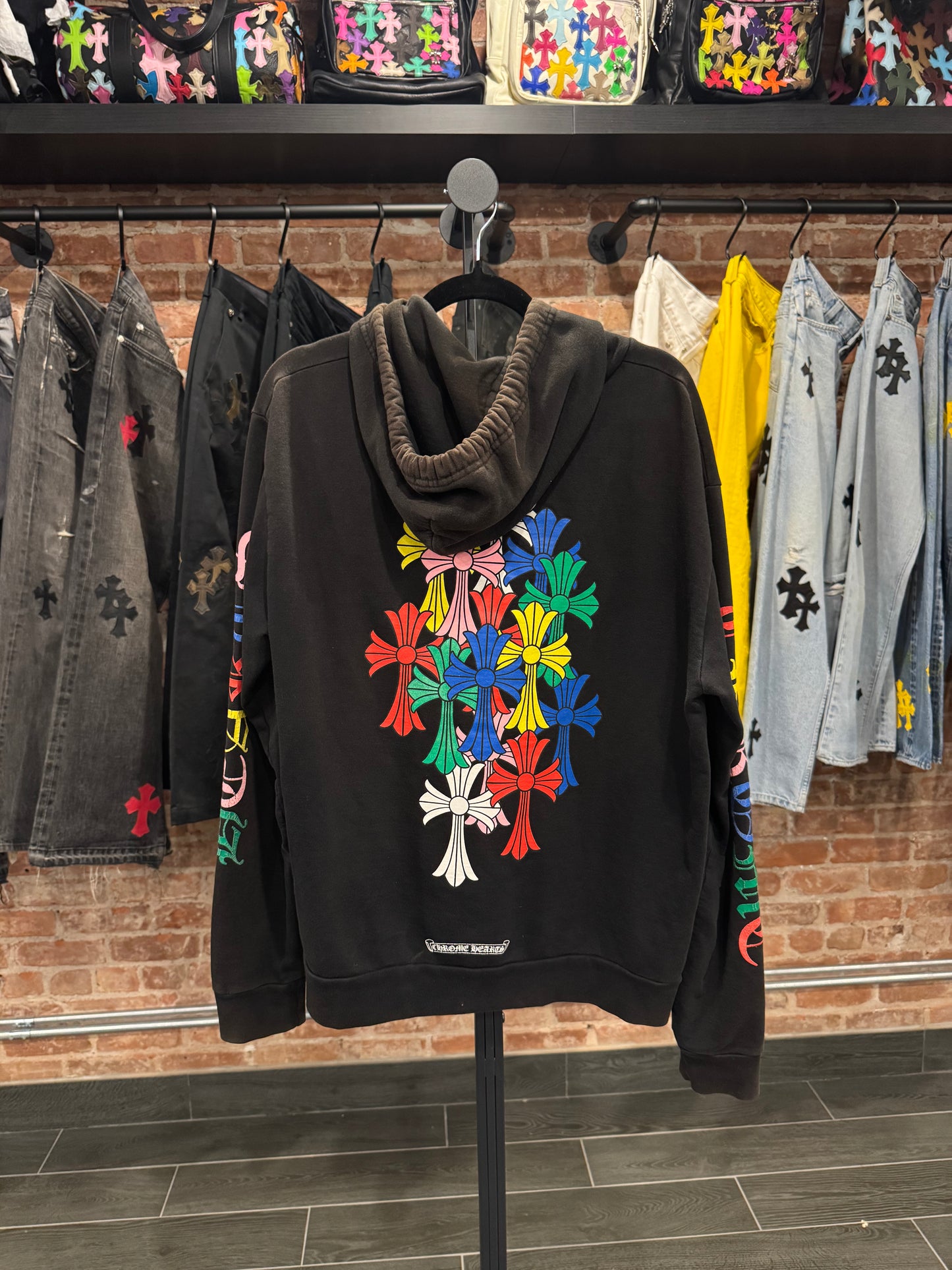 Chrome Hearts Multi Color Cross Hoodie