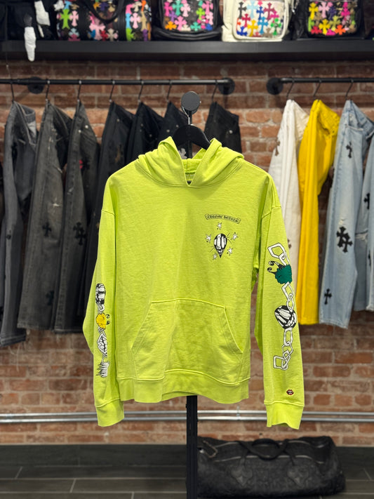 Chrome Hearts Matty Boy Lime Link Hoodie