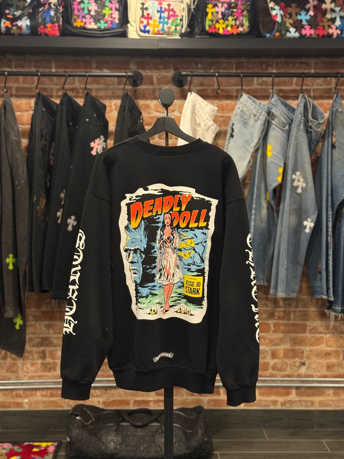 Chrome Hearts Deadly Doll Jesse Jo Stark Crewneck