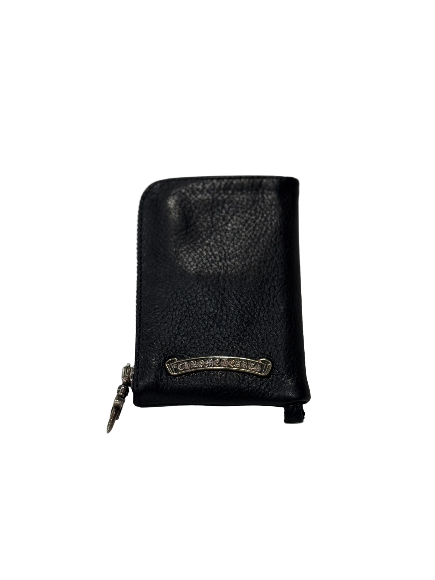 Chrome Hearts Leather Patch Zip Wallet