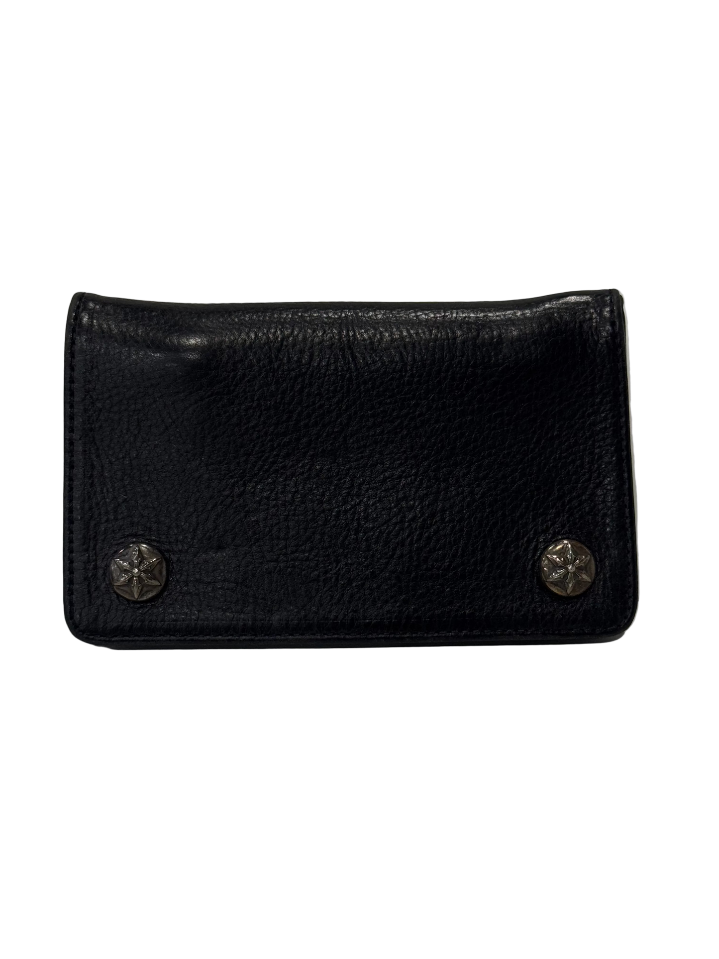 Chrome Hearts Star Button Leather Wallet