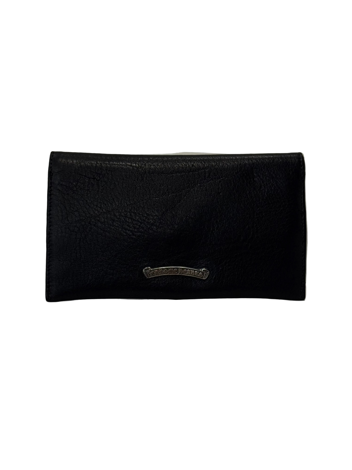 Chrome Hearts Cross Button Leather Long Wallet
