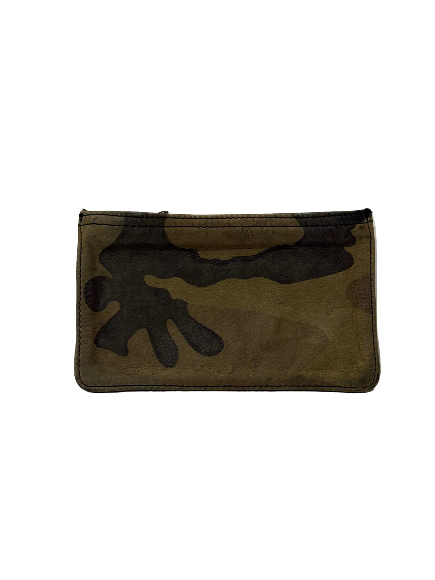 Chrome Hearts Camo Zipper Leather Pouch