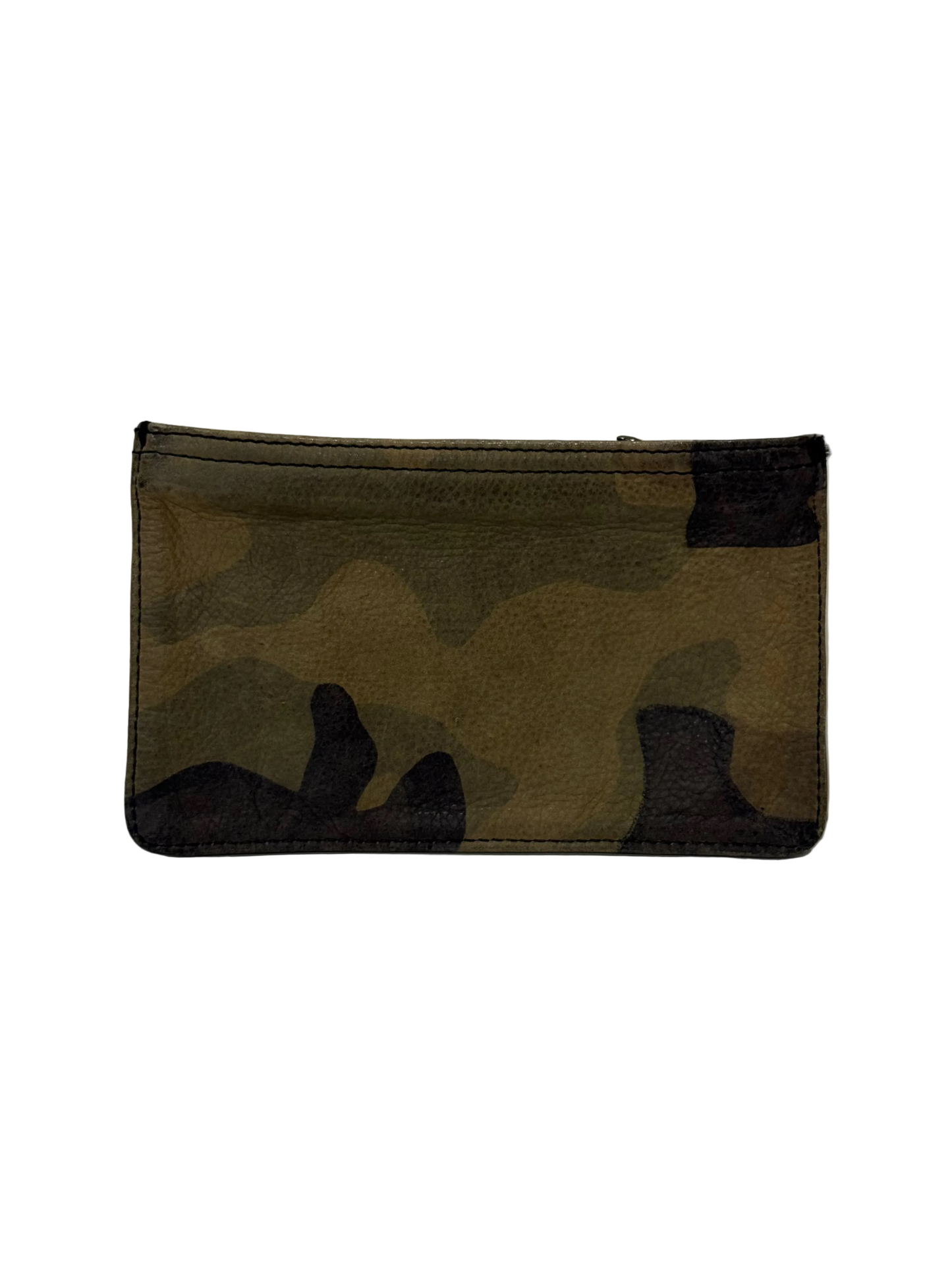 Chrome Hearts Camo Zipper Leather Pouch