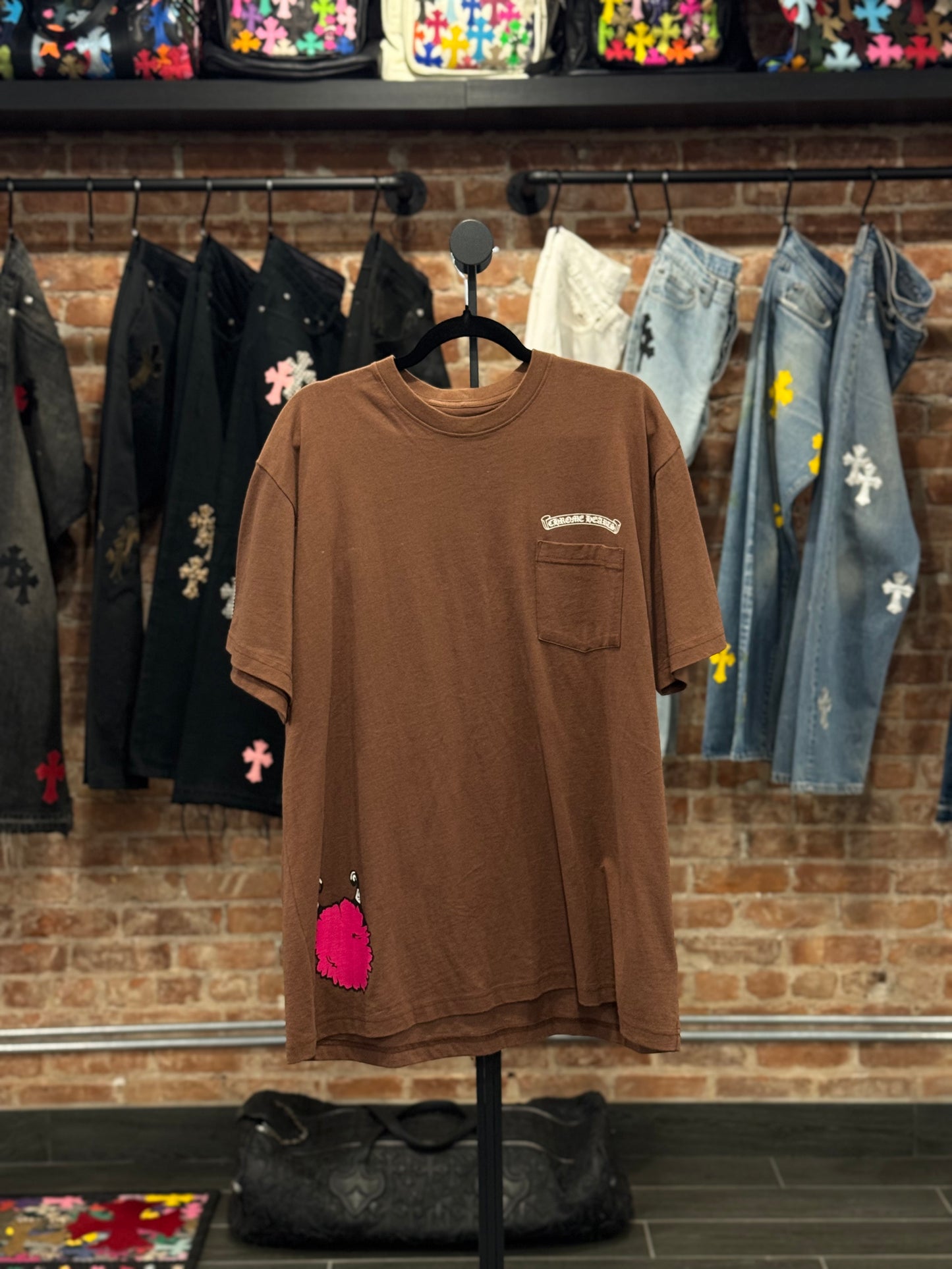Chrome Hearts Matty Boy Brown Structure T-shirt