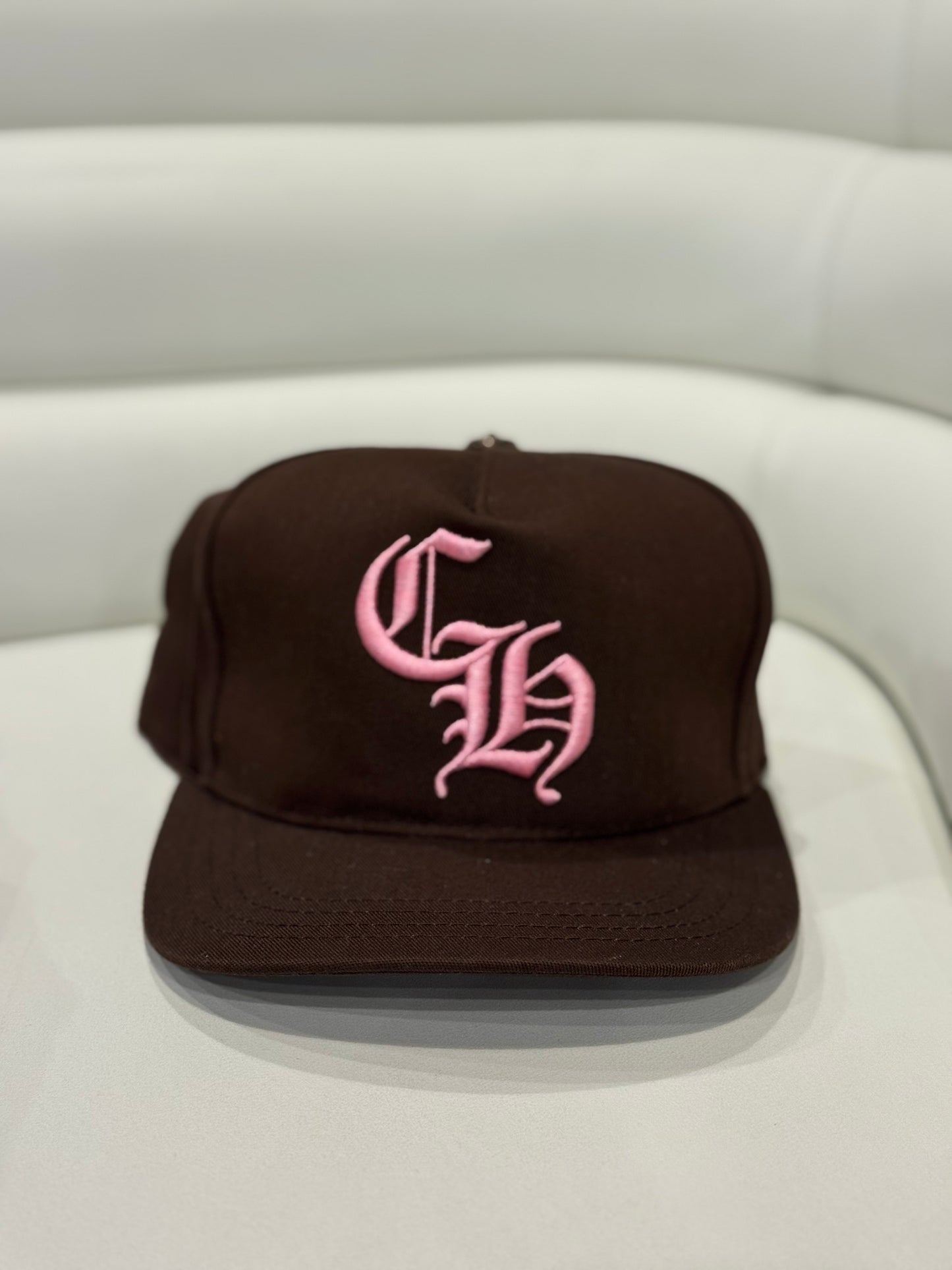 Chrome Hearts Brown/Pink CH Baseball Hat