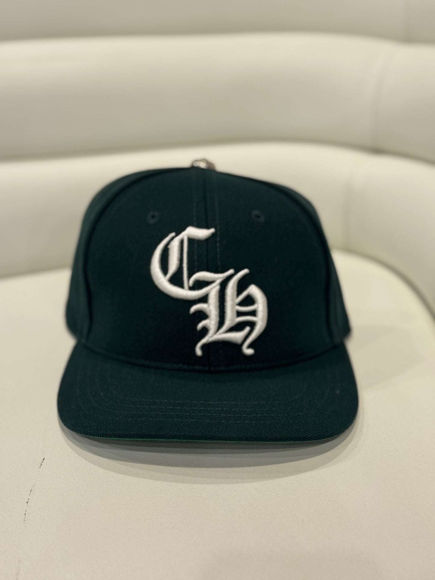 Chrome Hearts Green/White CH Baseball Hat