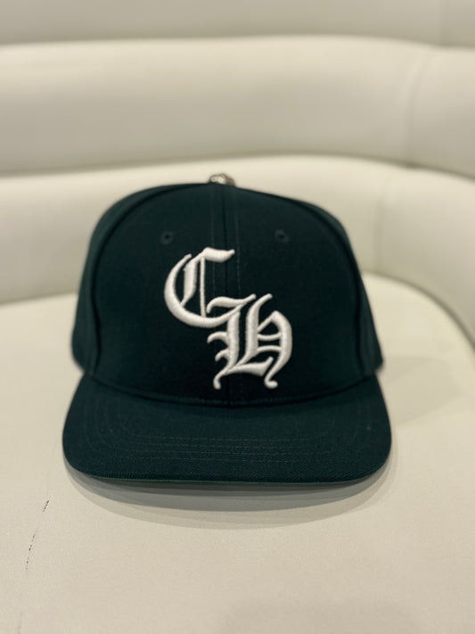 Chrome Hearts Green/White CH Baseball Hat