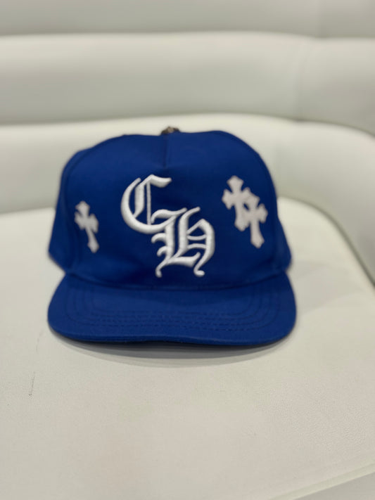 Chrome Hearts Blue Cross Patch CH Baseball Hat