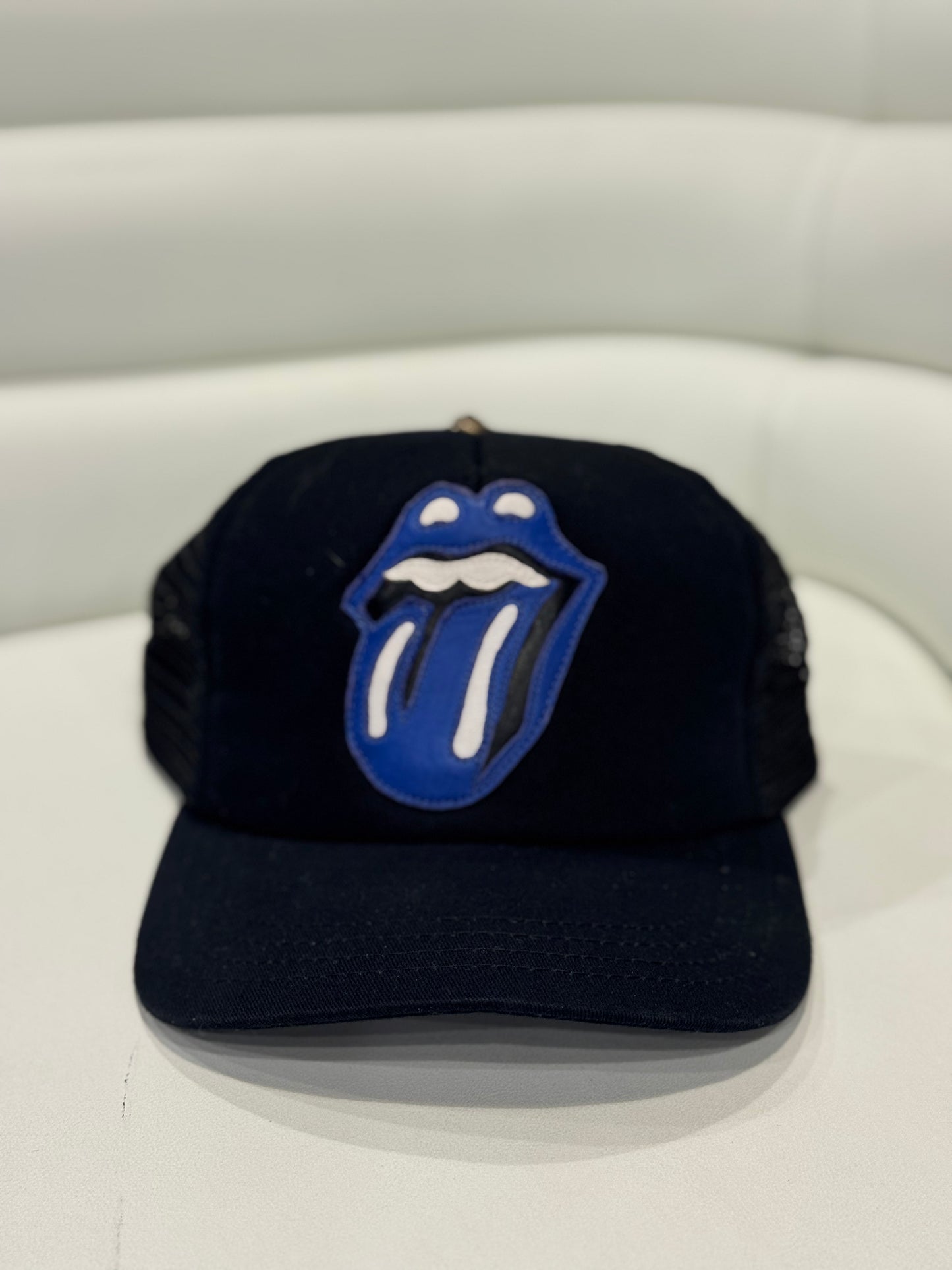 Chrome Hearts Blue Rolling Stones Trucker Hat
