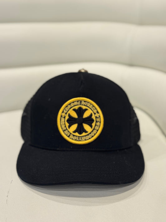 Chrome Hearts Hollywood Plus Gold Trucker Hat