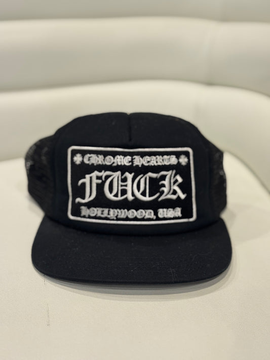 Chrome Hearts Hollywood Fuck Trucker Hat