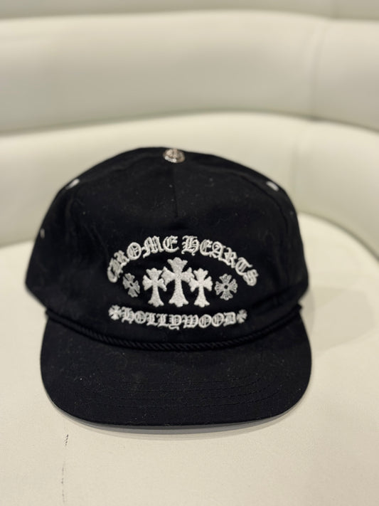 Chrome Hearts Hollywood Triple Cross Hat