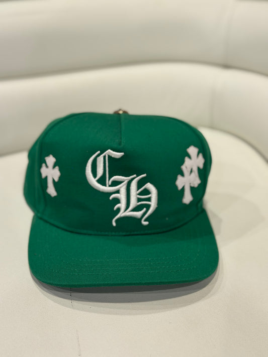 Chrome Hearts Green Cross Patch CH Baseball Hat