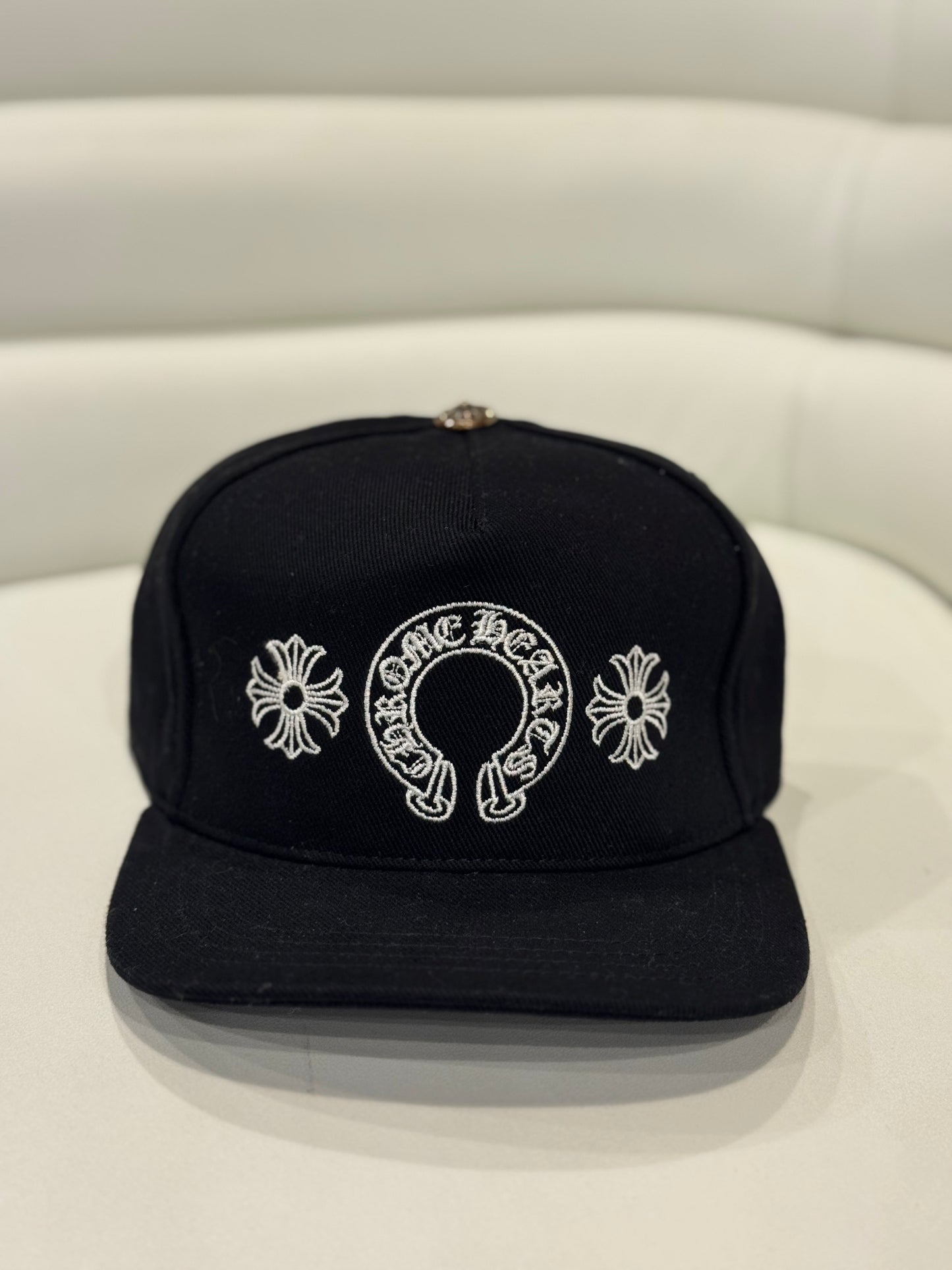 Chrome Hearts Horseshoe Logo Embroidered Hat